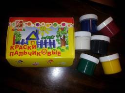 Пальчиковые краски ЛУЧ "Кроха"