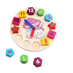 Пазлы Buyincoins Часы сортер пазл Cute Promotion Wooden 12 Number Colorful Puzzle Toy Baby Educational Bricks Toy