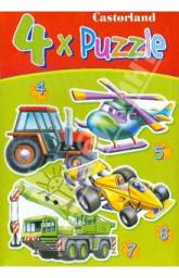 Паззлы Castorland Puzzle-4*5*6*7. "Транспорт" (4 в 1)