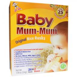 Печенье детское Hot Kid baby mum-mum рисовые сухарики с яблоком и тыквой