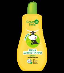 Пена для купания GreenLab little детская на молоке с чередой и ромашкой