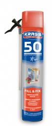 Пена монтажная KRASS Home Edition 50 STANDARD Универсальная Зима 750 мл (бытовая)