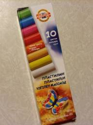 Пластилин KOH-I-NOOR 10 цветов