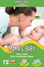 Подгузники Mama`s baby Boys&girls ultra comfortable diaper размер large 8-13 кг