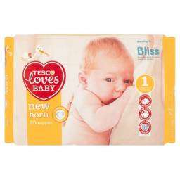 Подгузники Tesco loves baby new born