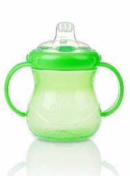 Поильник Nuby непроливайка с силиконовым носиком