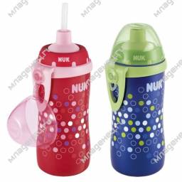 Поильник Nuk Flexi Cup с силиконовой трубочкой