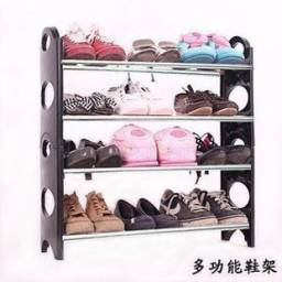 Полочка для обуви aliexpress 2014 Time-limited Sale Yes Stainless Steel Free Shipping Three Simple Plasitc Shoe Hanger Stainless Steel Shoes Rack Shelves for