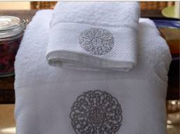 Полотенца с Aliexpress Face Towel,100% Cotton 70*40CM,180G Five star16S Spiral Thickening Satin Embroidered