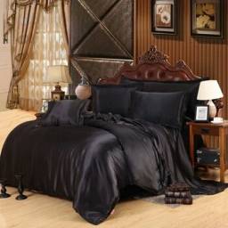 Постельное белье AliExpress Satin Silk Bedding Set Queen Size Bedsheet Sets Bedclothes Solid Duvet Cover Set Sheet