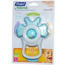 Прорезыватель-погремушка Munchkin Orajel Naturals массирующая игрушка -для детей от 0+ месяцев - отзыв