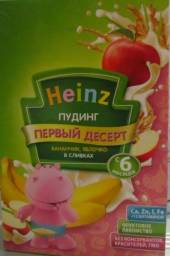 Пудинг Heinz Первый десерт.Бананчик