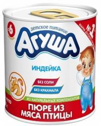 Пюре Агуша Мясное "Индейка"