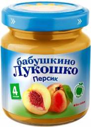 Пюре Бабушкино лукошко персик