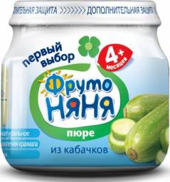 Пюре Фруто Няня Кабачок с 4 мес
