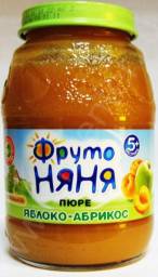 Пюре Фруто Няня Яблоко-абрикос с сахаром