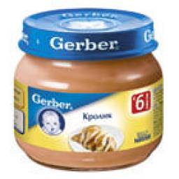 Пюре Gerber кролик