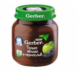 Пюре Gerber Яблоко и чернослив