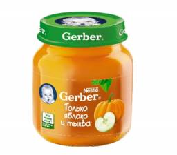 Пюре Gerber яблоко и тыква