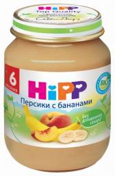 Пюре HIPP Персик с бананом