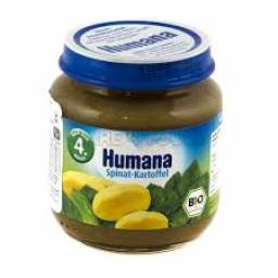 Пюре Humana шпинат-картофель