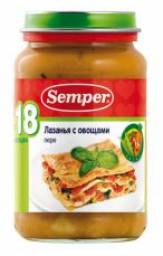 Пюре Semper Лазанья с овощами