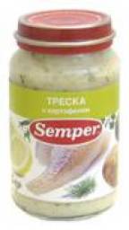 Пюре Semper треска с картофелем