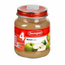 Пюре Semper Яблоко с 4 месяцев