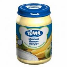 Пюре Тёма Яблоко банан йогурт