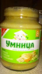 Пюре Умница Умница пюре треска с рисом и овощами