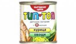 Пюре Юнимилк Тип-топ "Куриное с овощами"
