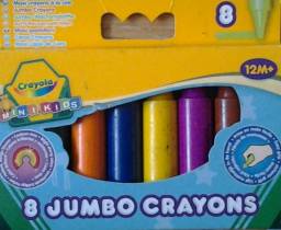 Разноцветные толстые восковые мелки Crayola (Крайола)
