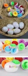 Развивающая игрушка Buyincoins 6 Puzzle Egg Baby Kid Match Wise Pairing Smart Thought Learning Kitchen Toy Set