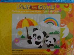 Развивающие игры Fix Price Набор для аппликации "Сделай сам" Play the Game