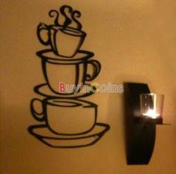 Removable DIY Home Wall Sticker Kitchen Decal Decor Coffee House Cup Decals Mug
