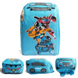 Рюкзак Aliexpress Korean printing large truck + robot children Bag