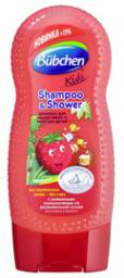 Шампунь-гель для душа Bubchen Shampoo&Shower Kids для мытья волос и тела (Новинка)