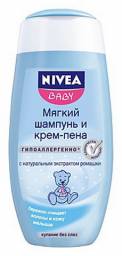 Шампунь и пена для ванны Nivea Мягкий