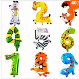 Шарики Мультяшные зверушки Aliexpress 1PCS 16inch 2015 Animal Number Foil Balloons Kids Party Decoration Happy Birthday Wedding Ballon Gift Free Shipping