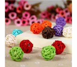 Шары из ротанга Aliexpress 20pcs/lot 3cm birthday party decor Wedding decoration Rattan Ball