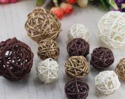 Шары из ротанга Aliexpress Lucia Crafts 3-5cm Mixed 3 Colors Vintage Sepak Takraw Ball Decoration Accessories 12pcs/lot 024063