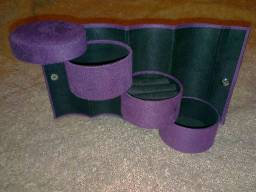 Шкатулка Aliexpress Hot Selling Newest 3 Colors Afford Cylinder Jewellery Box Velvet Paper Gift Case 1pc/lot 670388