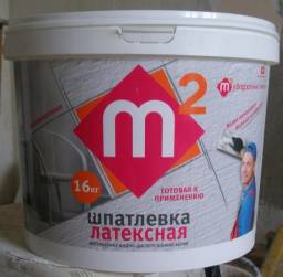 Шпатлёвка латексная белая "Квадратный метр" ЗАО "Ростовский Лакокрасочный Завод"
