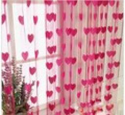Штора AliExpress 2013 free shipping beauty romantic heart curtain compartmentation Sparse decoration curtain