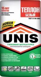 Штукатурка гипсовая Unis теплон