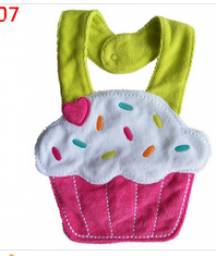 Слюнявчик Aliexpress Kids Girl Boy Baby Lunch Bibs Animals Cotton Saliva Towel waterproof Infant Bibs Free Shipping & Drop Shipping
