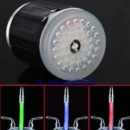 Смеситель Aliexpress New Arrival Three Color Temperature Control LED Faucet Light Water Glow Shower Temperature Sensor RC-F03 Dropshipping 4585