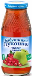 Сок Бабушкино лукошко Яблоко-клюква