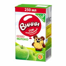 Сок Винни Яблоко с 3-х месяцев