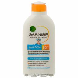 Солнцезащитное молочко Garnier ambre solaire детское spf 50+